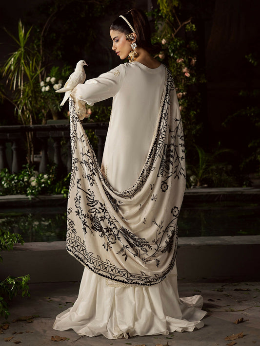 Mahnur Amelia Kotrai Embroidered Stitched 3-Piece Suit–CK-003