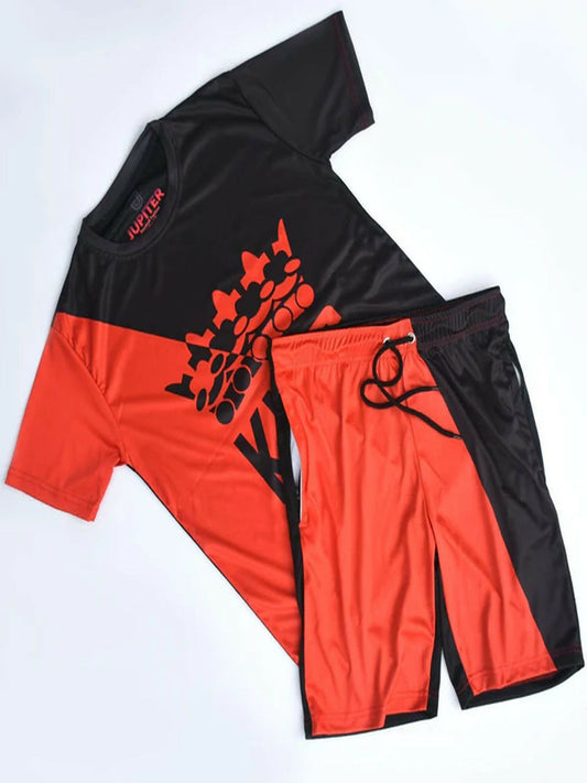 Jupiter Printed Flex King Crown High Street Twin Set-13699