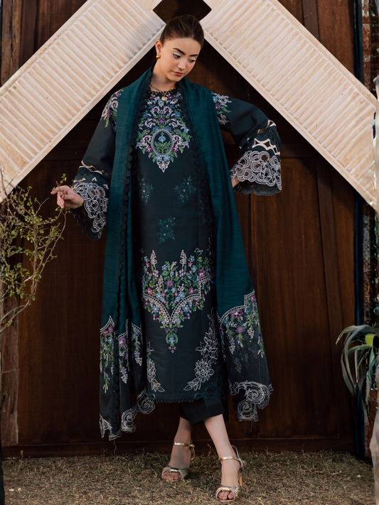 Parishay Summer Queen Vol 2 Lawn Embroidered Unstitched 3-Piece Suit-SQU-16