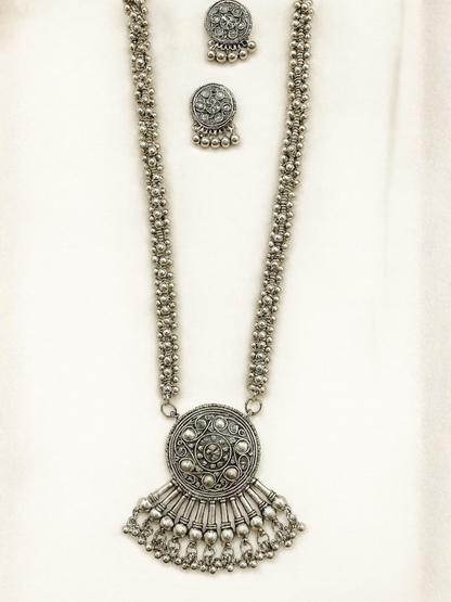 Durwaj's Oxidized Silver Set-DW-003