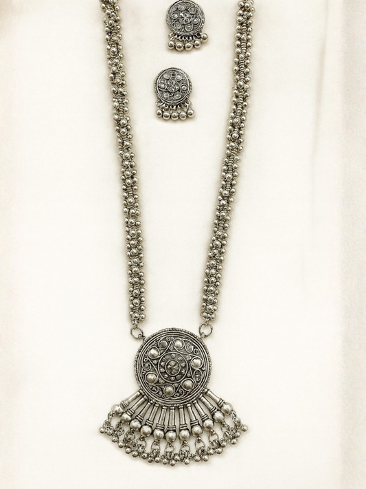 Durwaj's Oxidized Silver Set-DW-003
