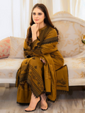 Tawakal Closet Linen Embroidered Stitched 3-Piece Suit-Zaitoon