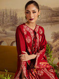 Mahnur Nova Khaddar Embroidered Unstitched 3-Piece Suit- NK - 12