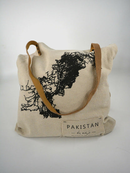 MappedPK Pakistan Mapped Tote Bag