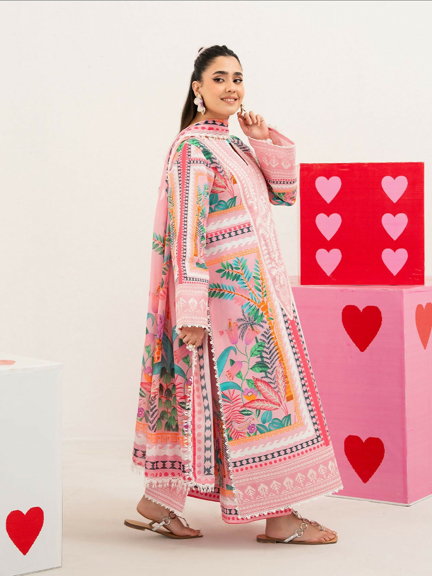 Mahnur Anaya Lawn Vol-1 Embroidered Stitched 3-Piece Suit-ANA-008