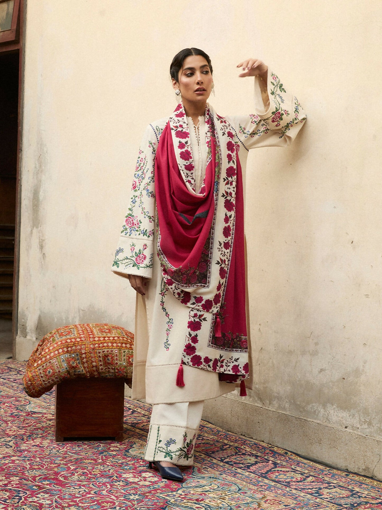 Jugnu by Hussain Rehar Karandi AW 25 - Edit III Embroidered Unstitched 3-Piece Suit-Zura