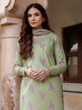 Green Panache Apparel Noor Mahal Cotton Printed Stitched Suit-Rehmaaz