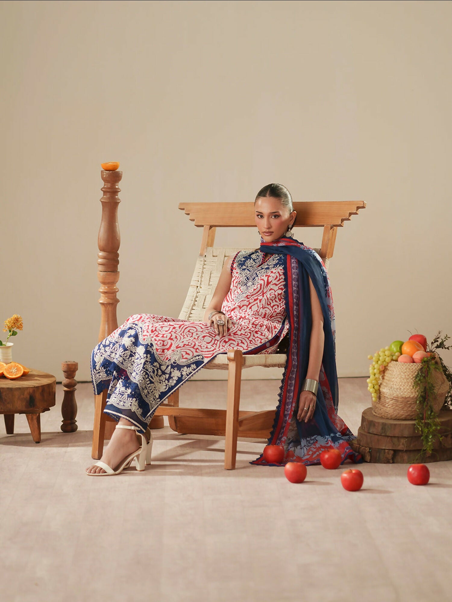 Binilyas Jojo Summer'26 Lawn Embroidered Unstitched 3-Piece Suit-85B