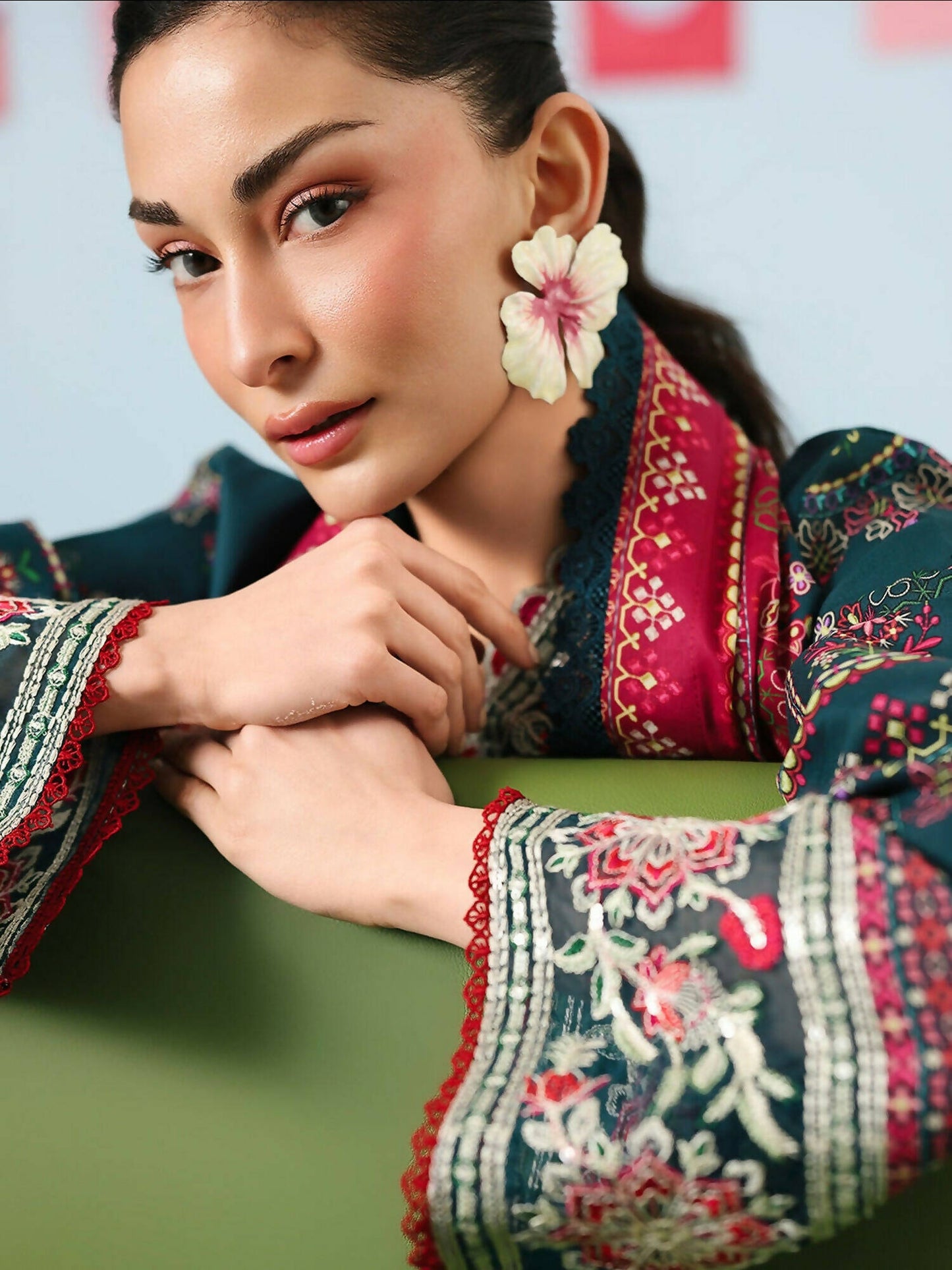 Mahnur Anaya Summer Vol 2 Lawn Embroidered Unstitched 3-Piece Suit-AN-2-09