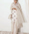 Hussain Rehar Basic Not Basic 2 Raw Silk Embellished Stitched 3-Piece Suit-Conifer