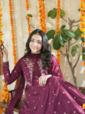 Panache Apparel Noore Eid Edit Sheesha Silk Embroidered Stitched Suit-Zeni