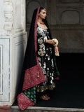 Hussain Rehar Festive Pret'25 Korean Raw Silk Embroidered Stitched 3-Piece Suit-Nagira