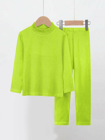 Light Green Velvour Inner Tracksuits-VIS08