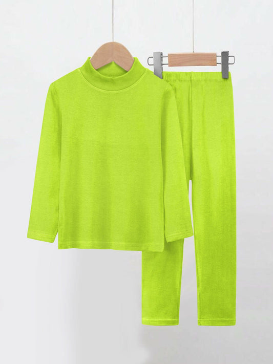 Light Green Velvour Inner Tracksuits-VIS08