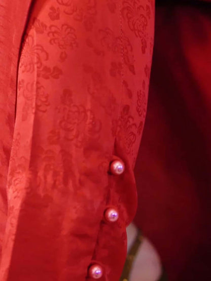 Shiza Hassan Nadia Luxury Pret Korean Raw Silk Embroidered Stitched 2-Piece Suit-Rose