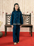 Velvour Girls Cotton Embroidered Co-Ord Set-VG190-B
