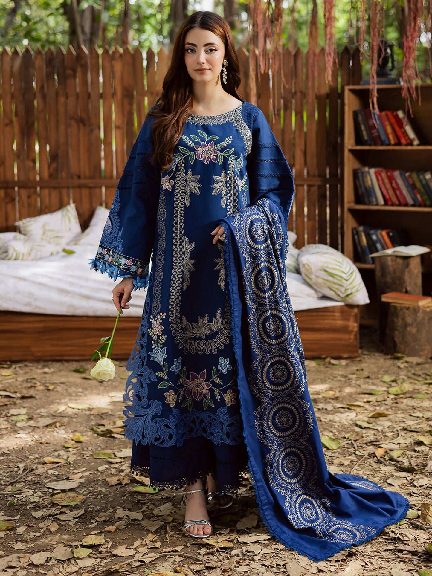 Parishay Winterwood Tales Khaddar Embroidered Stitched 3-Piece Suit-WW - 02