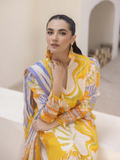 Naqsh Summer Glow 2 Luxury Lawn Digital Printed Unstitched 3-Piece Suit-Golden Dream-00129