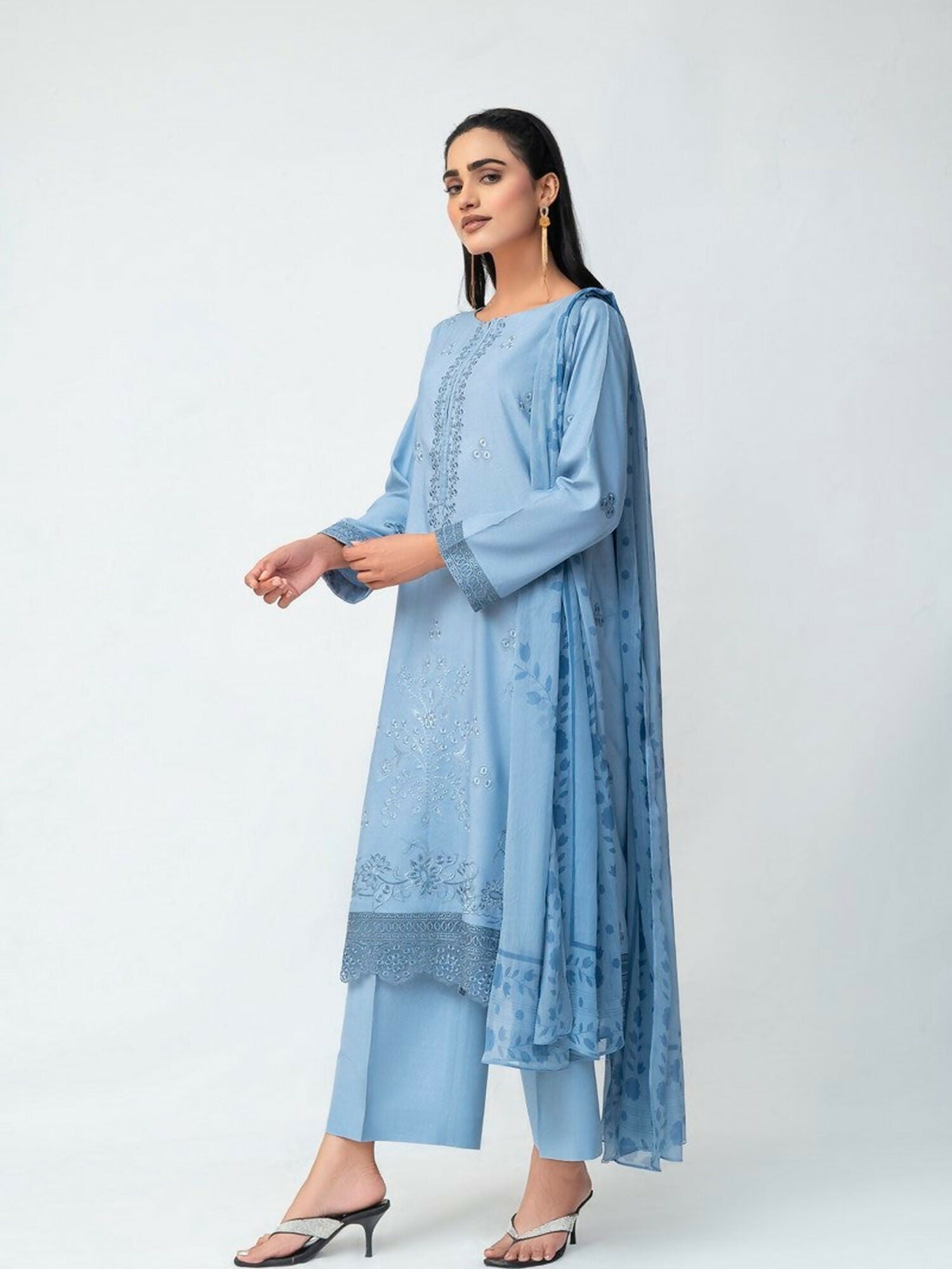 Imran Aftab Maya Winter Karandi Embroidered Unstitched 3-Piece Suit-IAKC-UF-26