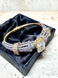 Orya Jewellery White Zircon Bangle