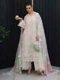 Qalamkar Chikankari Eid Edit'26 Lawn Embroidered Unstitched 3-Piece Suit-CM-04 Zimal