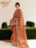 Hussain Rehar Chamak Damak Raw Silk Embellished Stitched 3-Piece Suit-Baran