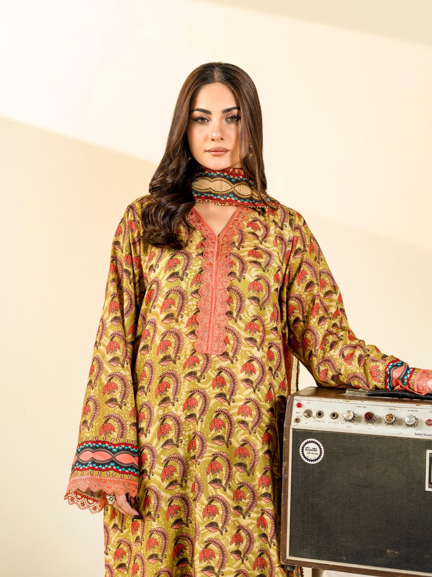 Rabazka Blended Lawn Printed Unstitched 2-Piece Suit-WUS-PELW-S26-2P-03