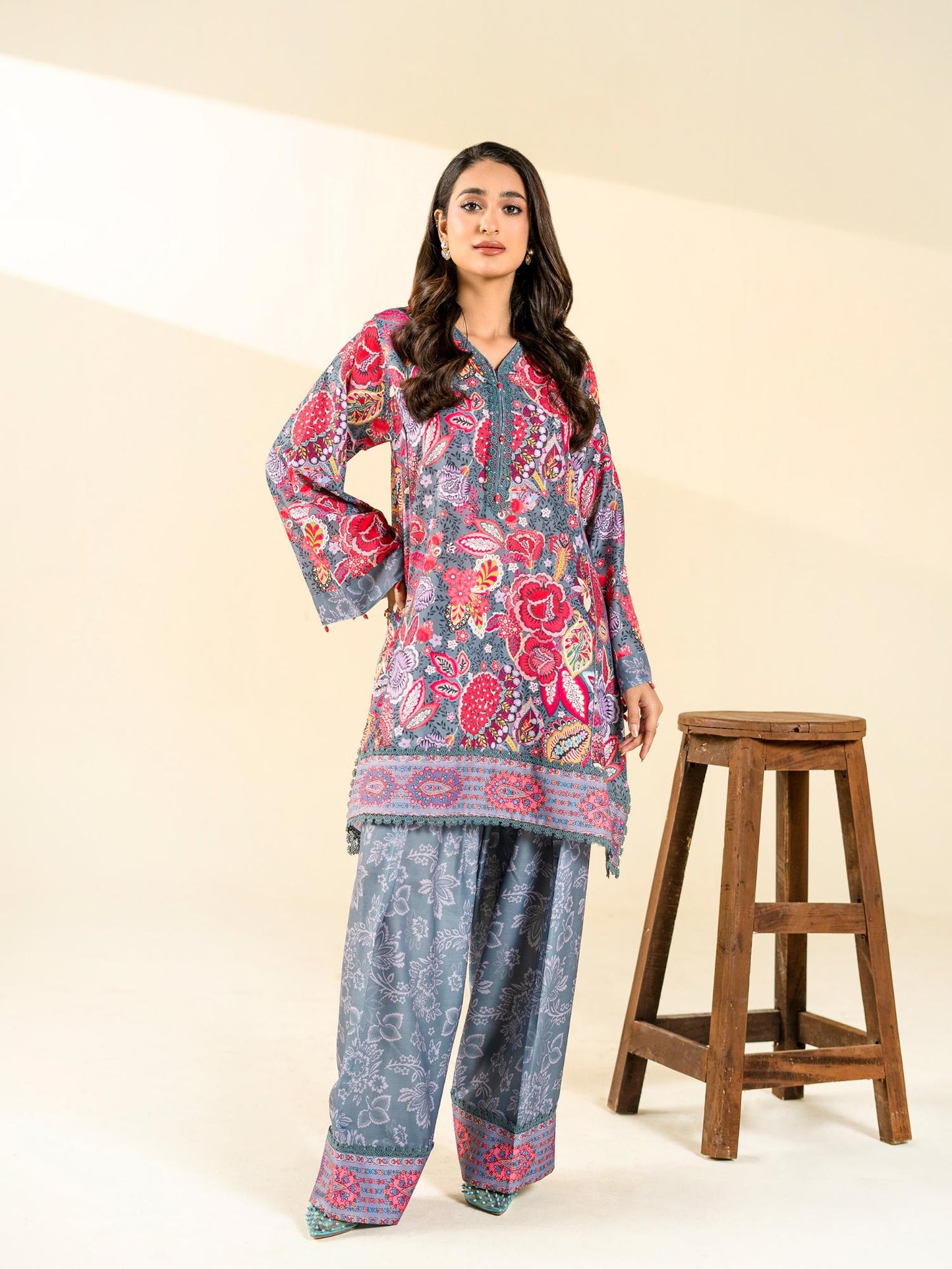 Rabazka Blended Lawn Printed Unstitched 2-Piece Suit-WUS-PLW-S26-2P-01