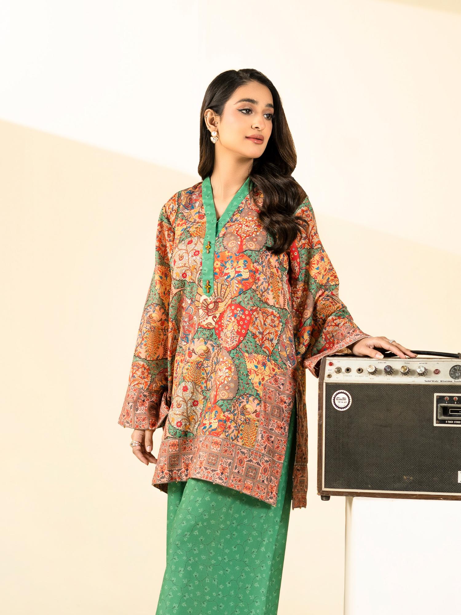 Multi Rabazka Blended Lawn Printed Unstitched 2-Piece Suit-WUS-PLW-S26-2P-03