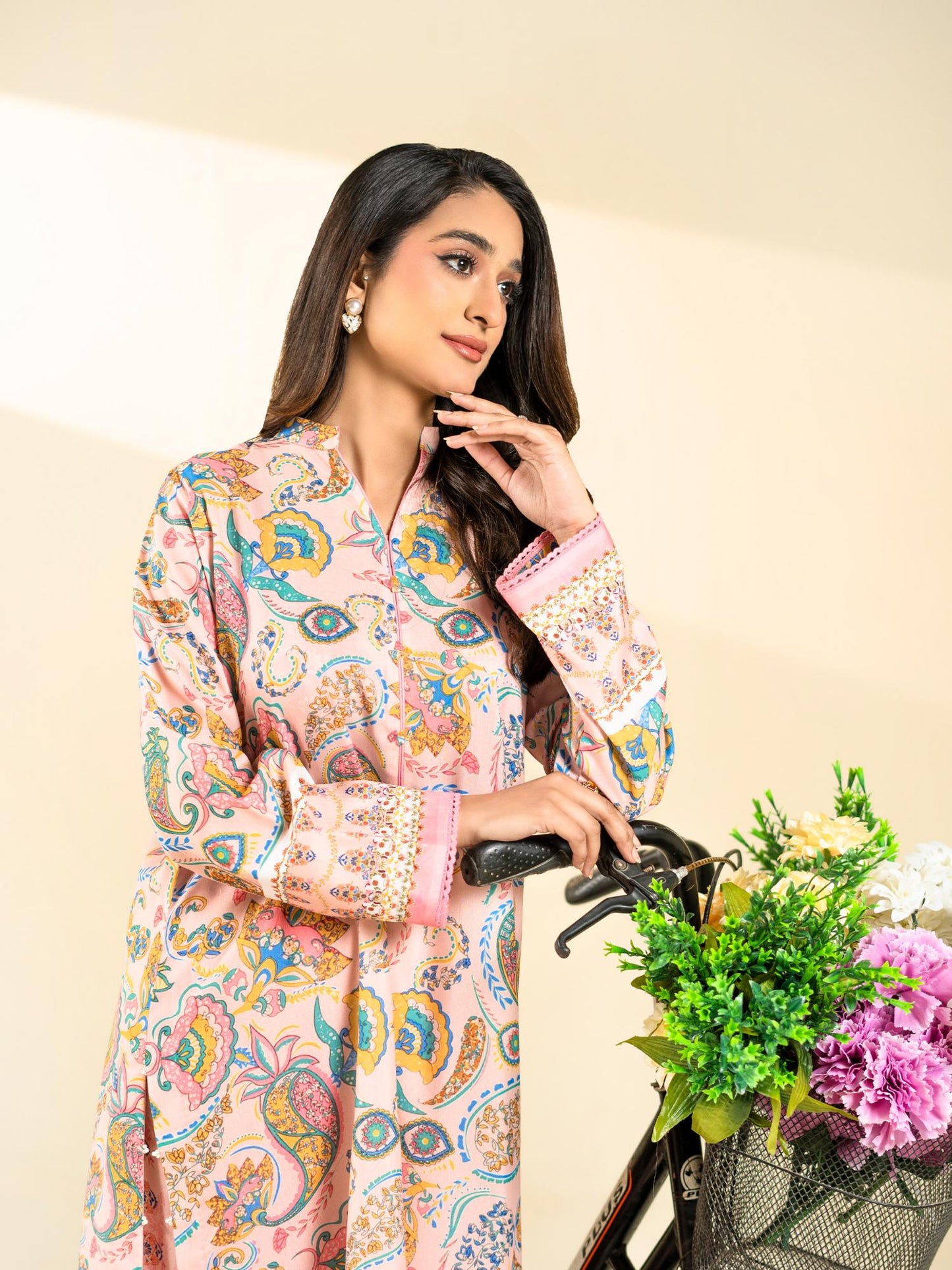 Pink Rabazka Blended Lawn Printed Unstitched 2-Piece Suit-WUS-PLW-S26-2P-02