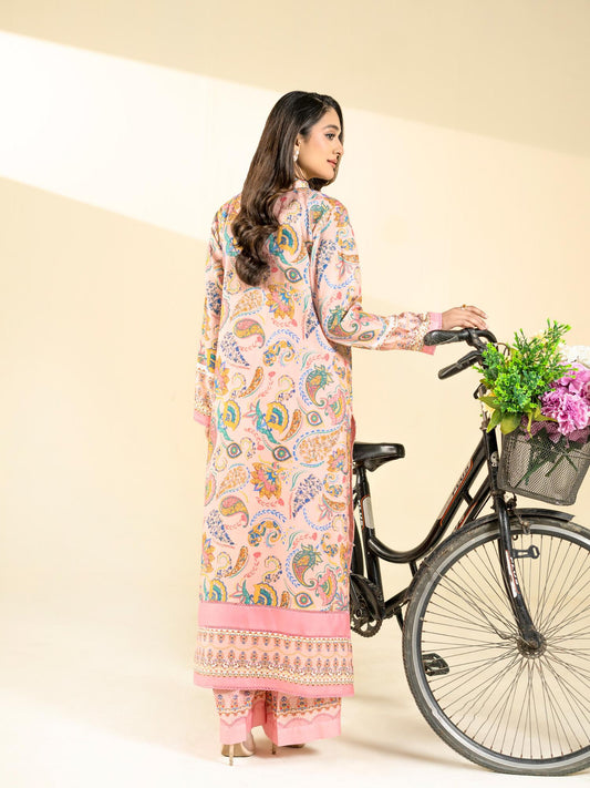 Pink Rabazka Blended Lawn Printed Unstitched 2-Piece Suit-WUS-PLW-S26-2P-02
