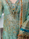 Hussain Rehar Darlings Festive'25 Organza Embroidered Unstitched 4-Piece Suit-Miraye