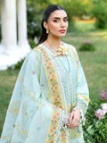 Mahnur Sophie Luxury Lawn Embroidered Unstitched 3-Piece Suit-Calista