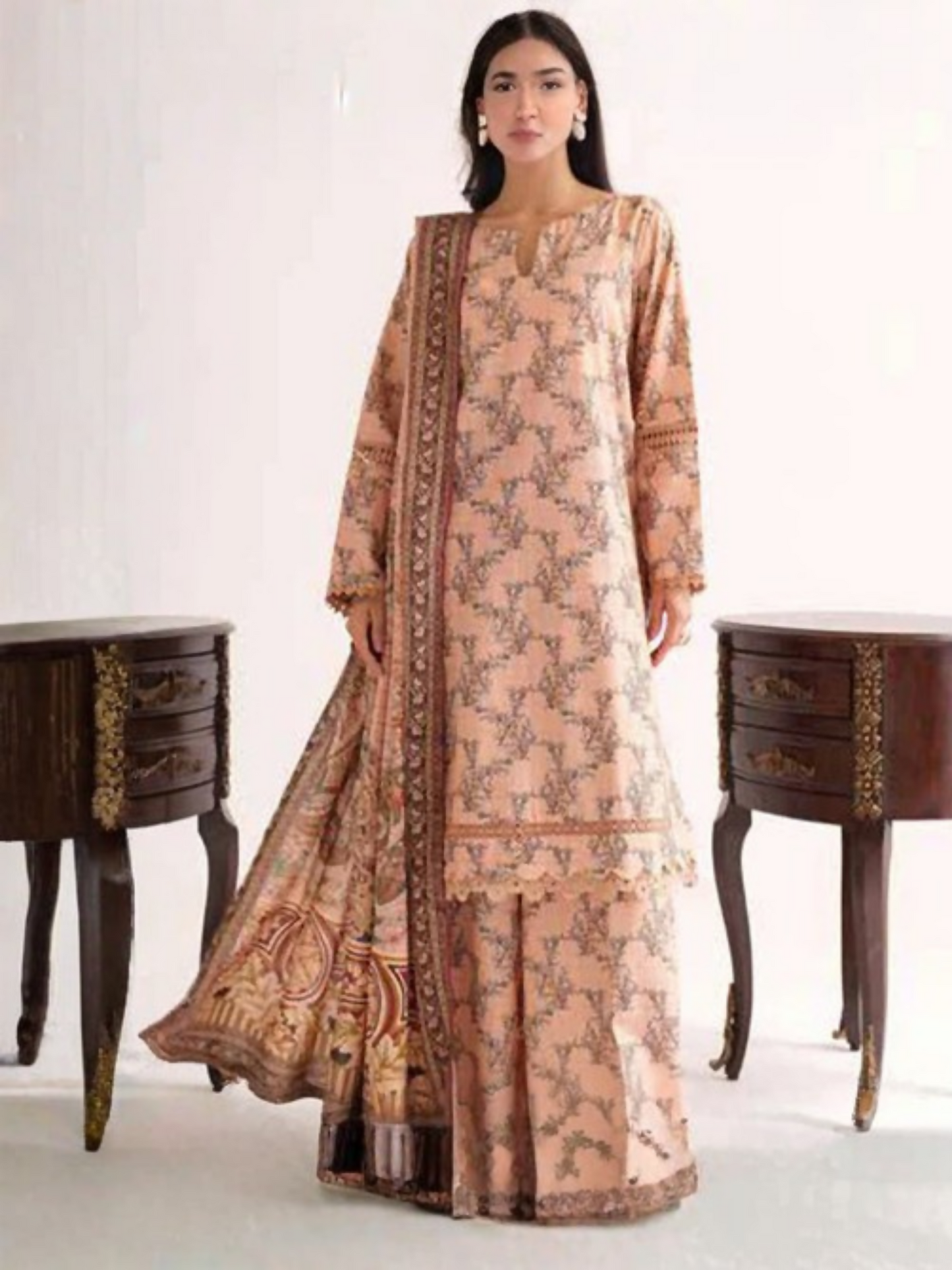 Johra Zenel Khaddar Printed Unstitched 3-Piece Suit-JH-480