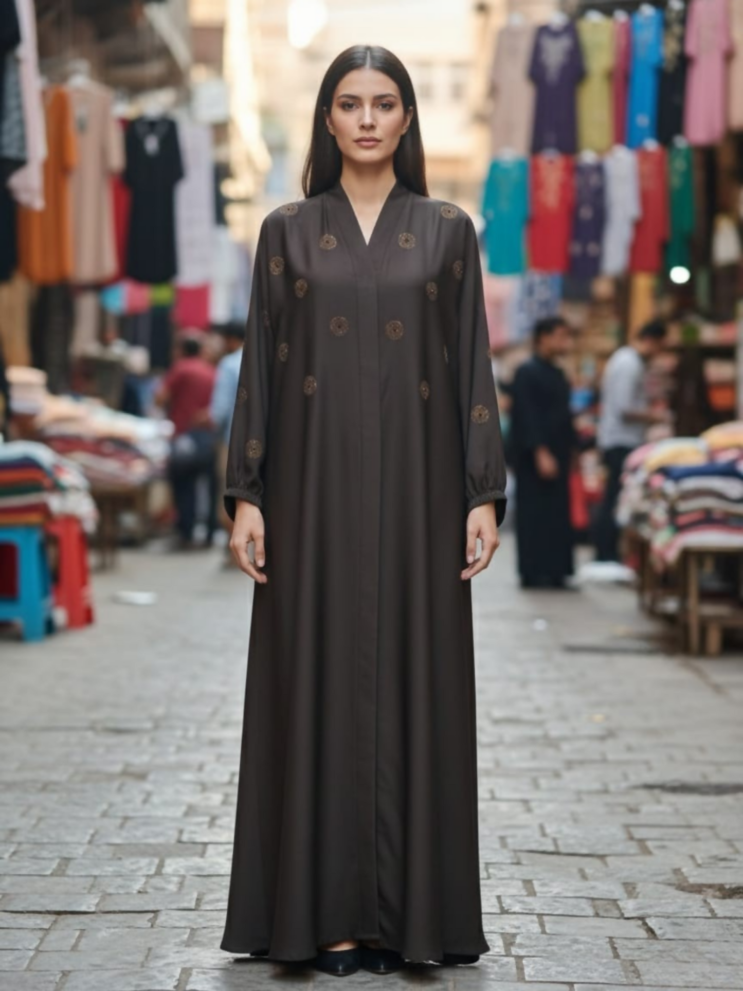 Islami Hijab Centre Haya Premium Series Imported Nida Embroidered Abaya