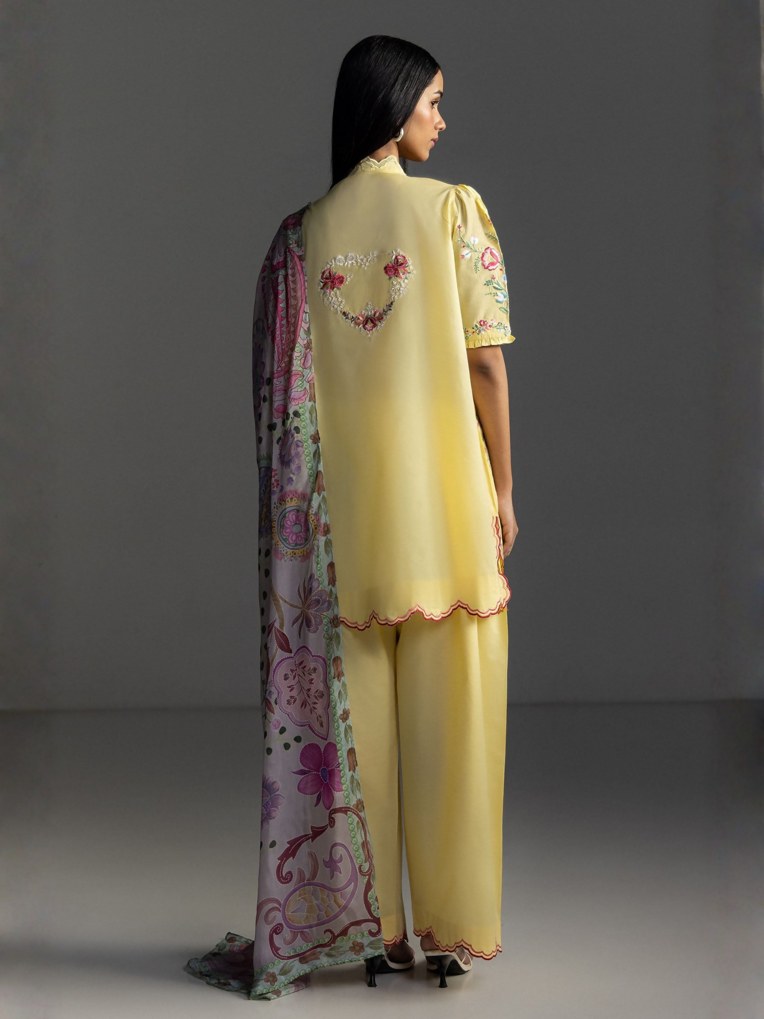 COCO by Zara Shahjahan Lawn'26 Embroidered Unstitched 3-Piece Suit-Seren-5B