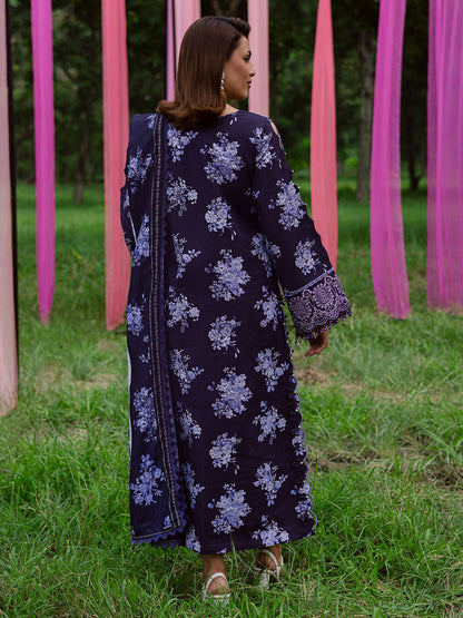 Parishay Rang e Sarma Khaddar Embroidered Stitched 3-Piece Suit-SAR-04