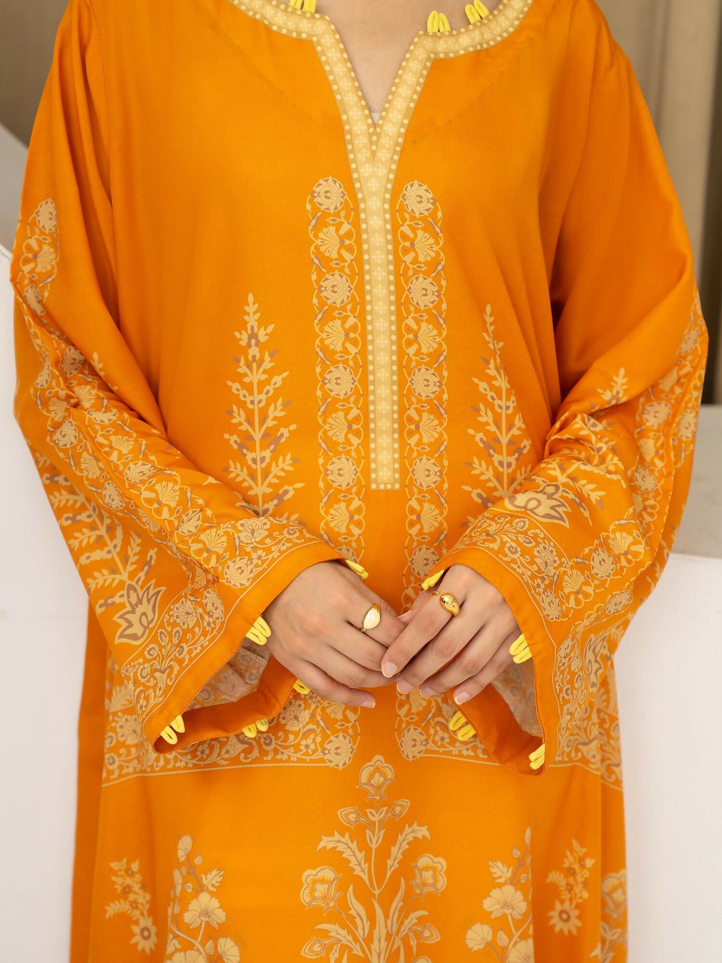 Panache Apparel Florise Lawn Printed Shirt-Marivelle