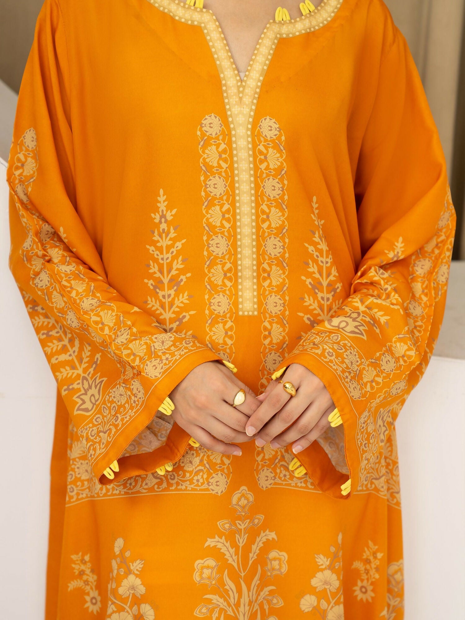 Panache Apparel Florise Lawn Printed Shirt-Marivelle