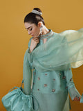 Hussain Rehar Basic Not Basic I Raw Silk Embellished Stitched 3-Piece Suit-Gladious