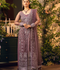 Hemstitch Net Embroidered Stitched 3-Piece Suit-Moonlight