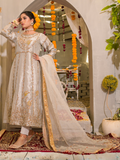 Ruby's Couture Poshak Tissue Embellished Stitched 3-Piece Suit-Deewani