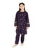 Velvour Girls Cotton Embroidered Stitched 2-Piece Suit-VG101-B