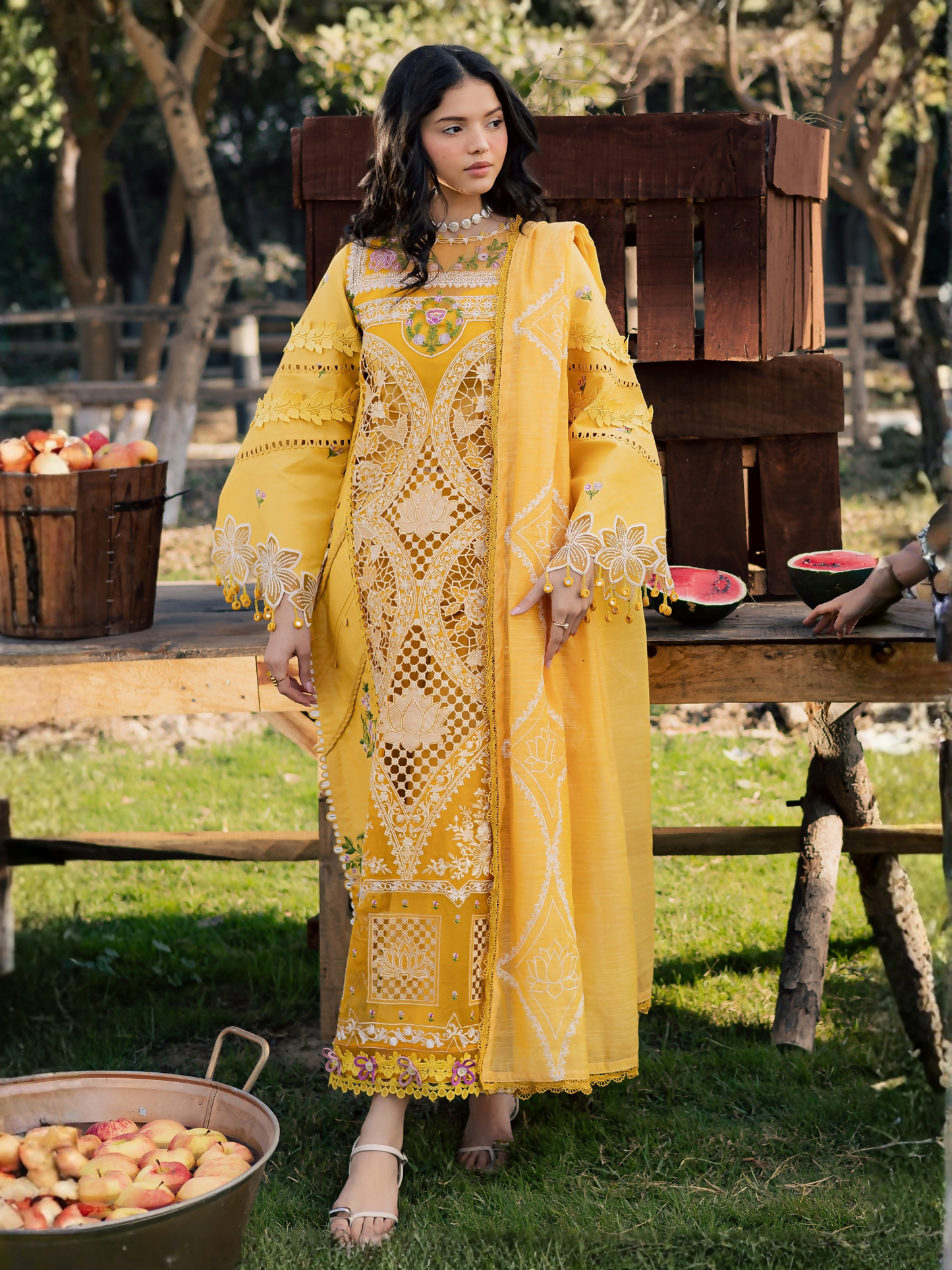 Parishay Summer Queen Vol 2 Lawn Embroidered Unstitched 3-Piece Suit-SQU-02