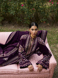 Jugnu By Hussain Rehar AW'25 Edit I Karandi Embroidered Stitched 2-Piece Suit-Lila
