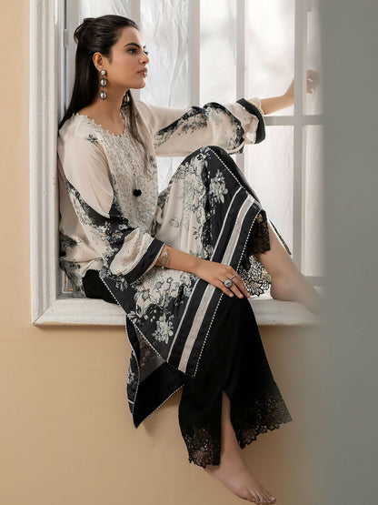 Shiza Hassan Miha Luxury Pret Pure Grip Embellished 2-Piece Suit-Elvi