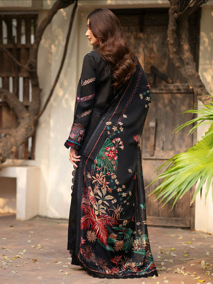 Mahnur Angan Lawn'26 Embroidered Unstitched 3-Piece Suit-AN-007