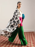 Hussain Rehar Pay Day Vol III Raw Silk Printed Stitched 3-Piece Suit-Colore