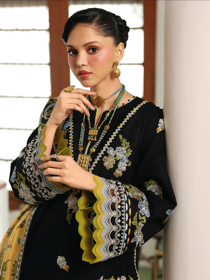 Binilyas Lumina Summer Lawn Embroidered Unstitched 3-Piece Suit-L71-B
