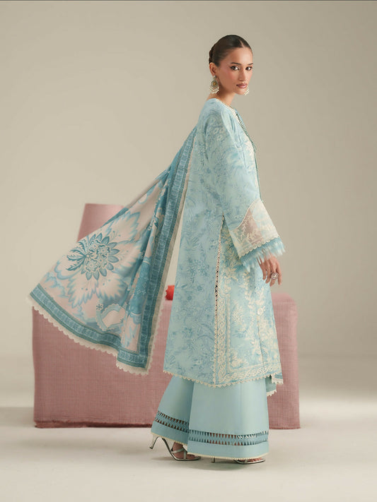 Binilyas Jojo Summer'26 Lawn Embroidered Unstitched 3-Piece Suit-86A